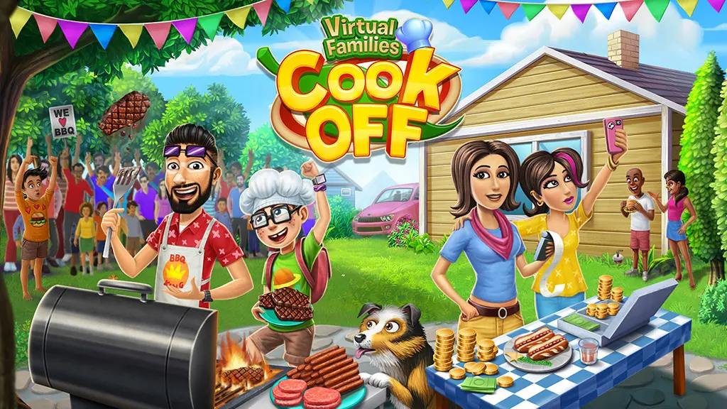 Fire up the grill, mix your marinades, become a chef and start your very own Cook-Off now! Manage your time to beat the dinner dash and dish out the delicious, from pizza to burgers, sushi and cupcakes and so much more!